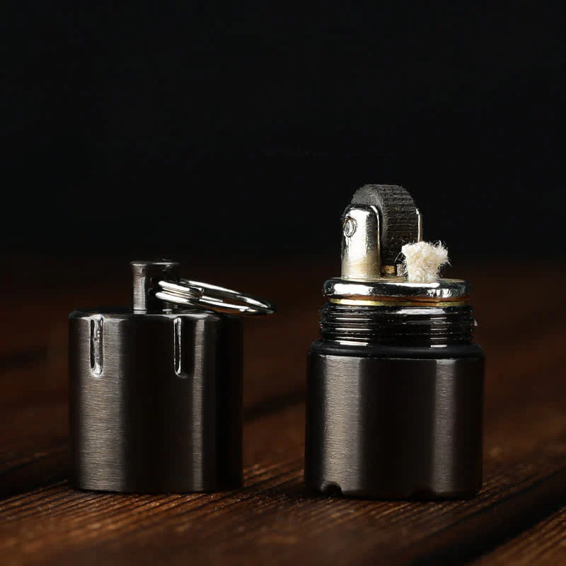 Mini Capsule Portable Refill Pendant Kerosene Lighter - Image 10