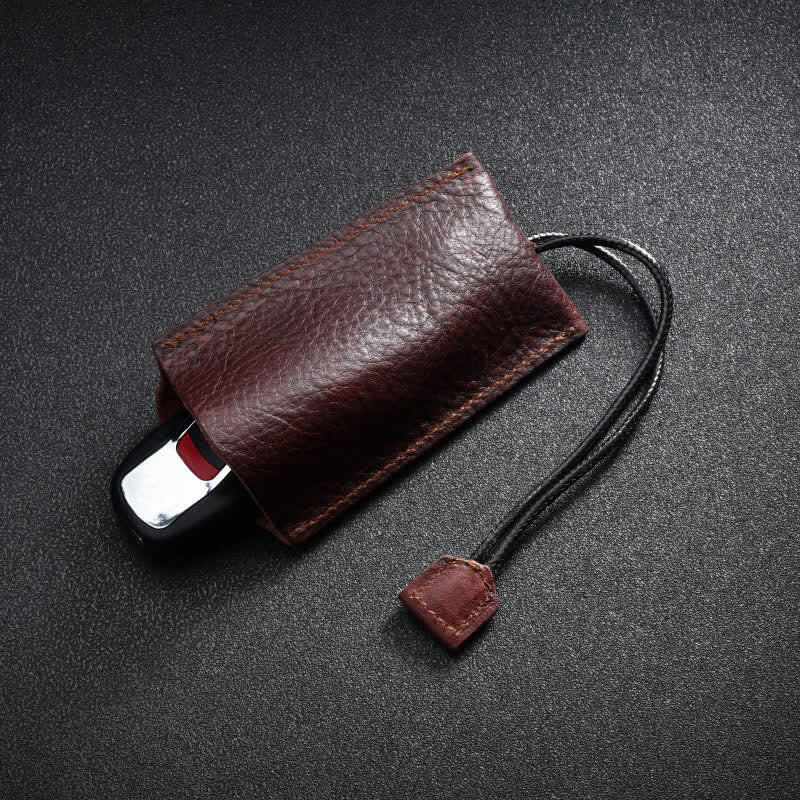 Mini Creative Portable Pull-out Leather Key Case - Image 2