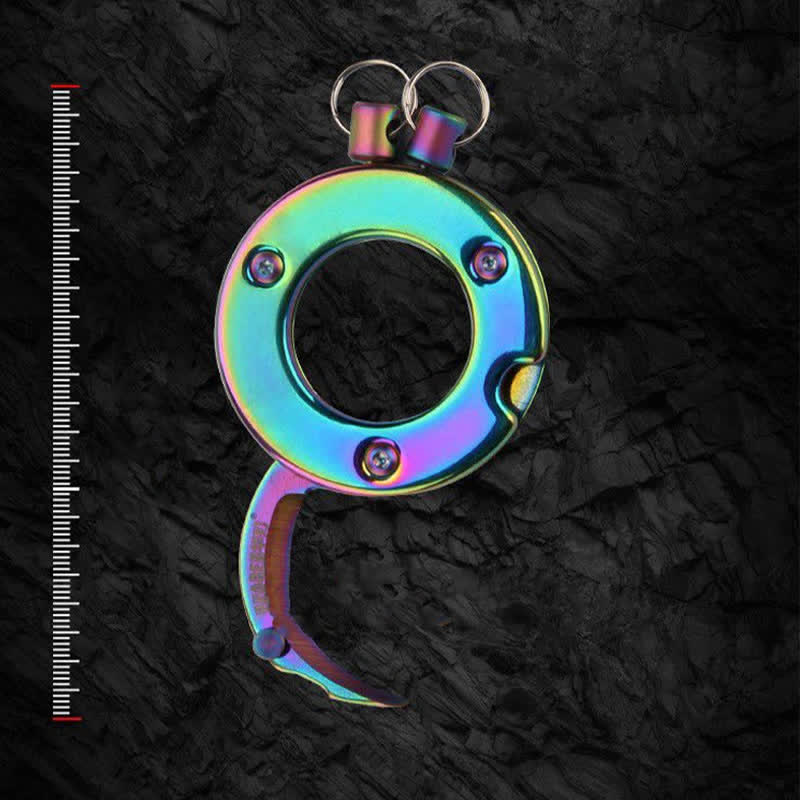 Mini Eagle Claw Folding Knife EDC Pandant Keychain - Image 5
