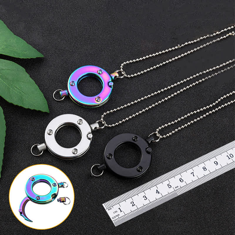 Mini Eagle Claw Folding Knife EDC Pandant Keychain - Image 7