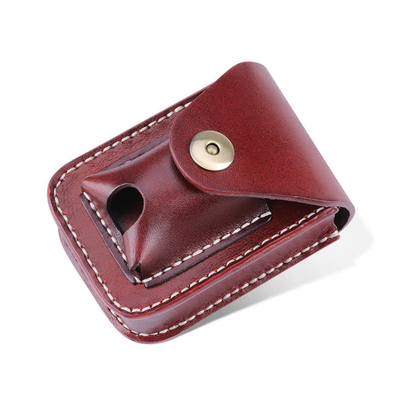 Mini Portable Cigarette Case Leather Belt Bag - Image 4