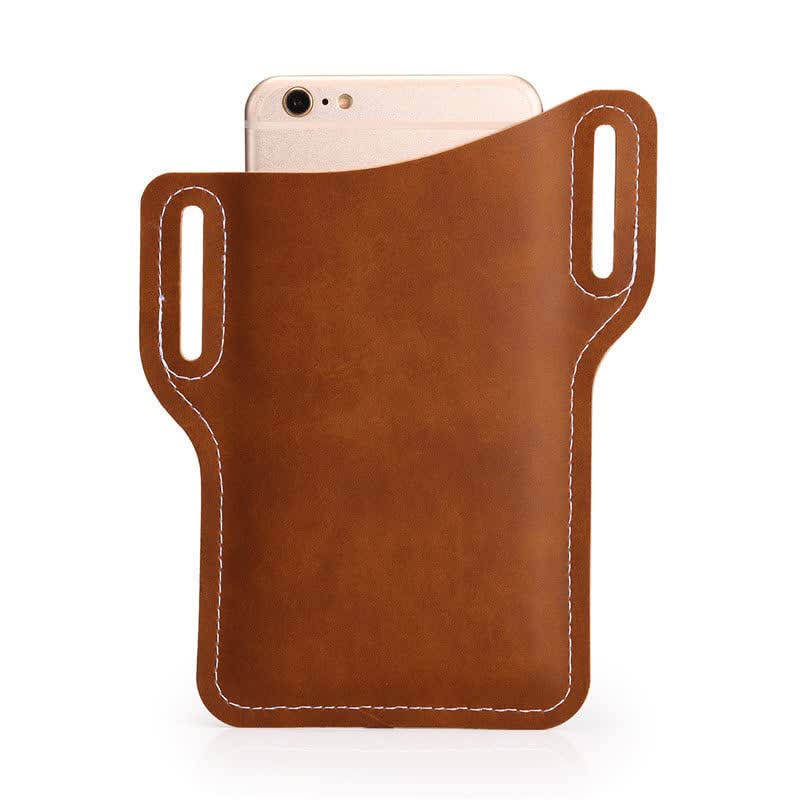 Mobile Phone Holster Leather Loop Case Belt Bag - Image 11