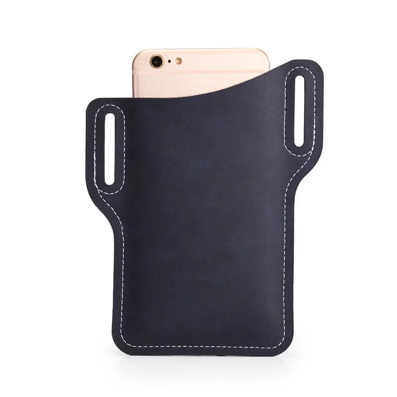 Mobile Phone Holster Leather Loop Case Belt Bag - Image 7