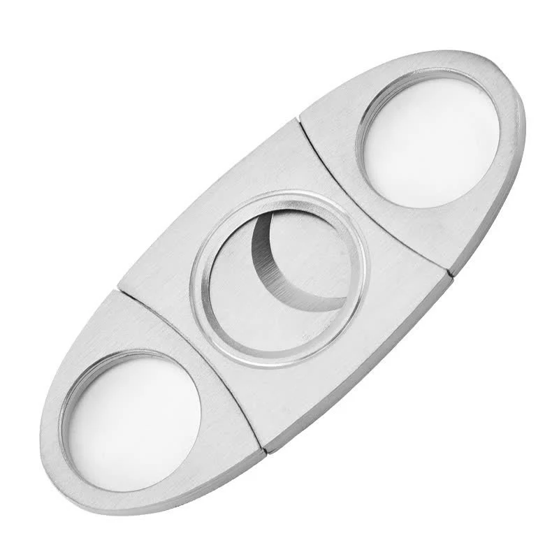 Modern Minimalist Stainless Steel Cigar Cutter - Image 12