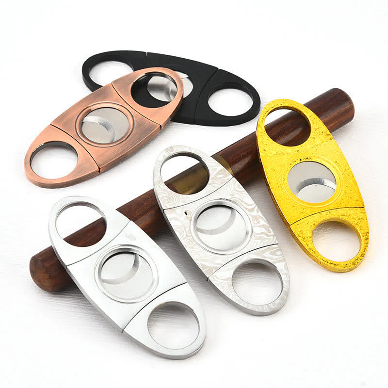 Modern Minimalist Stainless Steel Cigar Cutter - Image 2