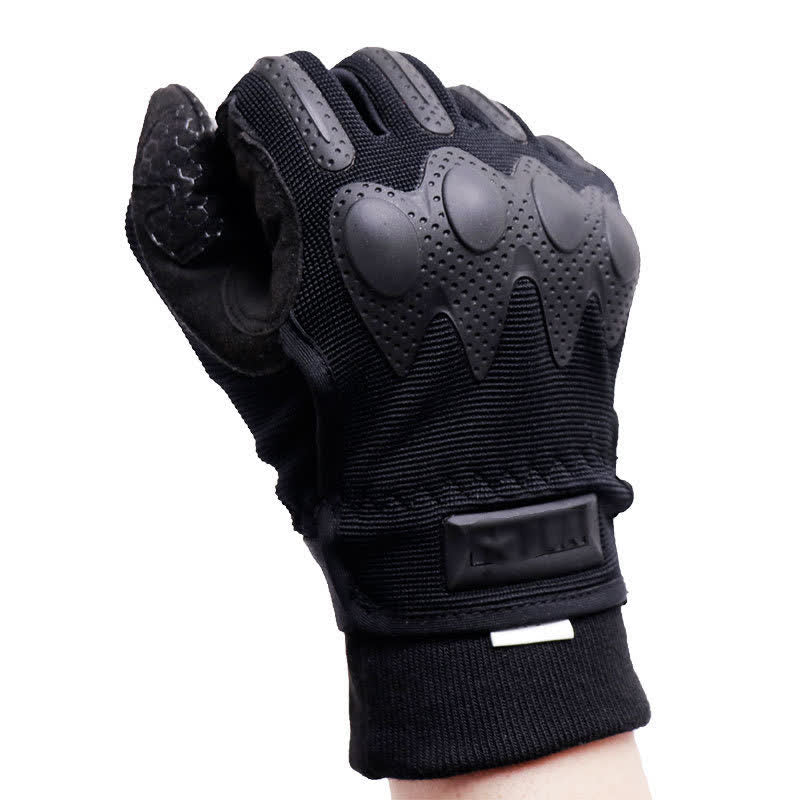 Outdoor Mountaining Full Finger Black Tactical Gloves - Image 12