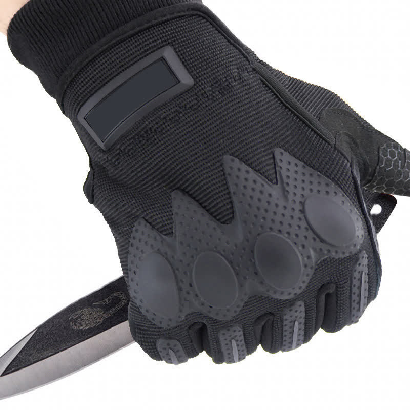 Outdoor Mountaining Full Finger Black Tactical Gloves - Image 13
