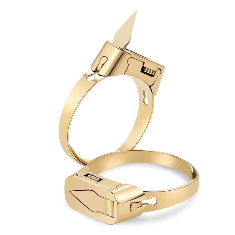Multi-Functional Hidden Knife Opening Adjustable Ring - Image 7