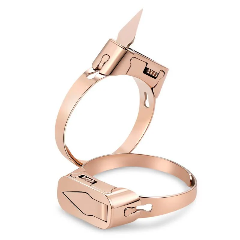 Multi-Functional Hidden Knife Opening Adjustable Ring - Image 8