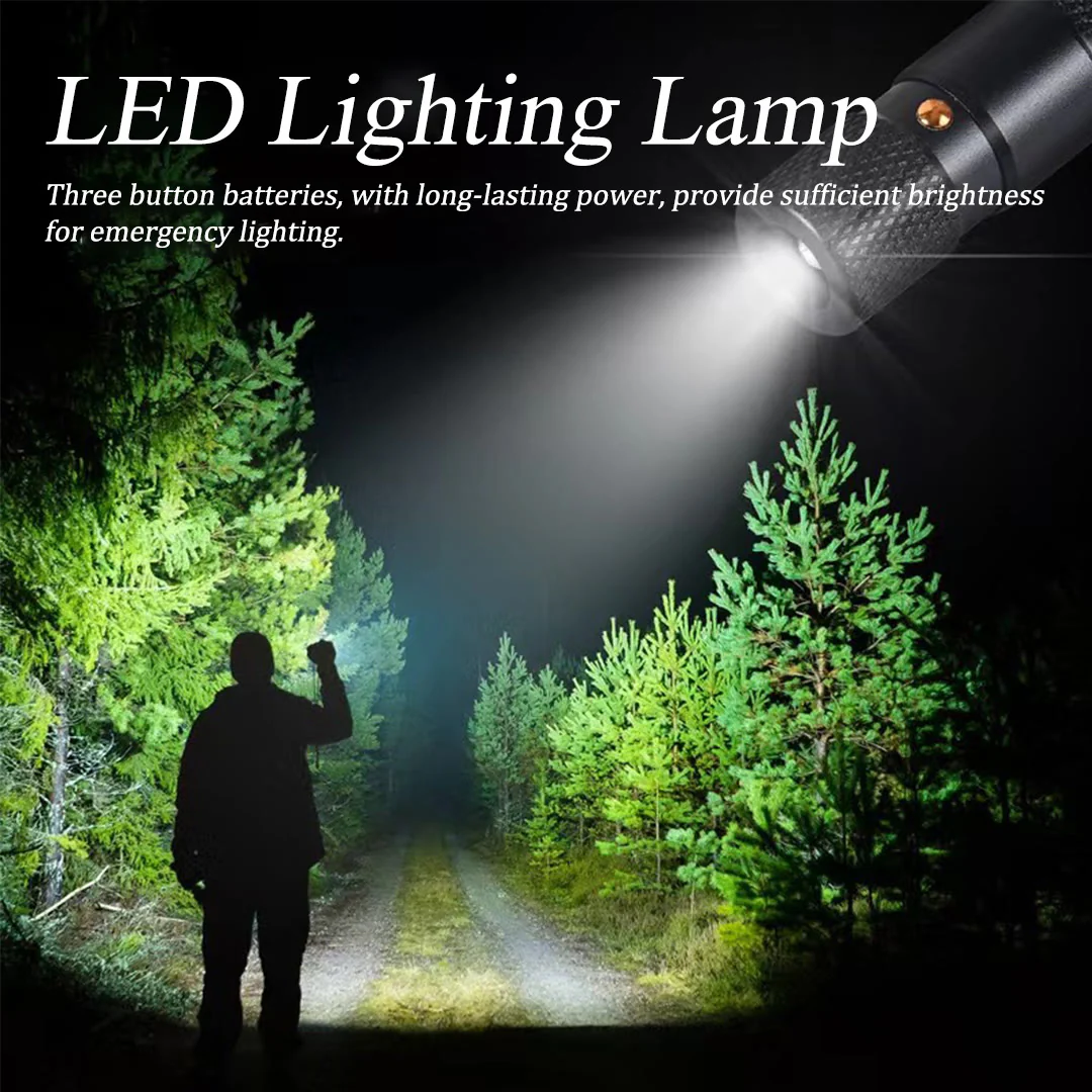 Multi-Functional Lighting Window-Breaker Whistle Survival Tactical Pen - Image 2