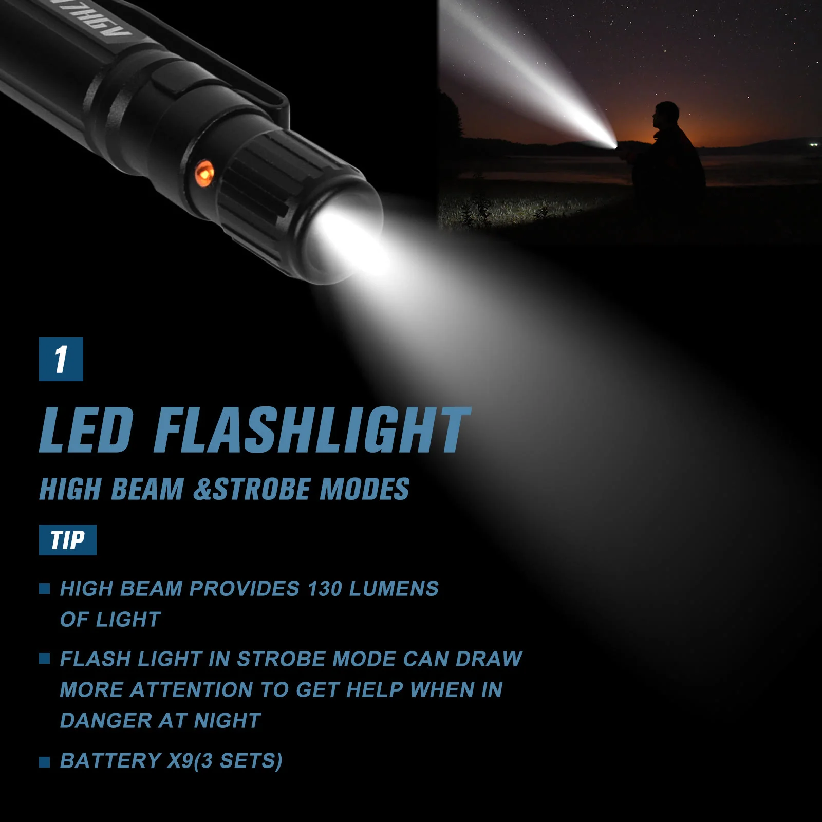 Multi-Functional Lighting Writing Survival EDC Tactical Pen - Image 2