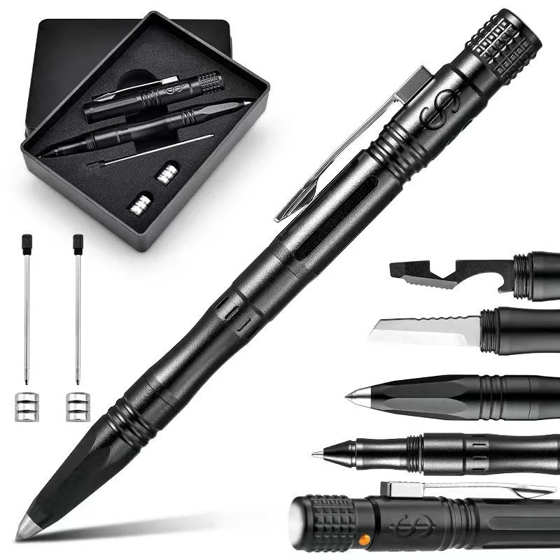 Multi-Functional Writing Self-defense Survival Tactical Pen