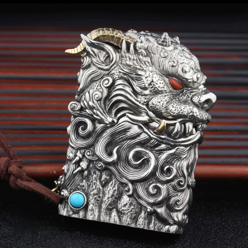 Mythical Dragon Beast Refillable Kerosene Lighter - Image 2