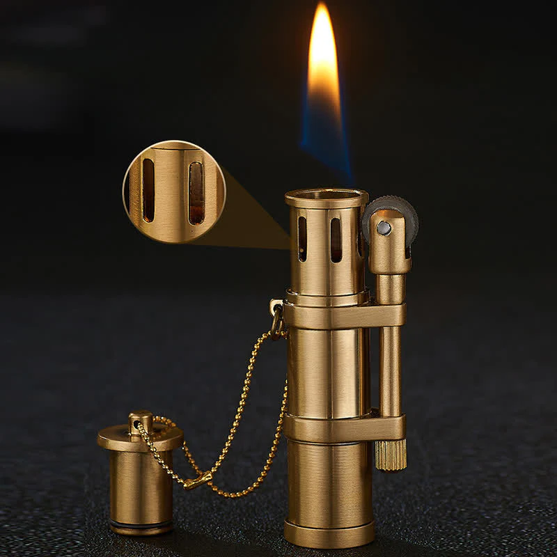 Novelty Bamboo Shape Refillable Kerosene Lighter - Image 4