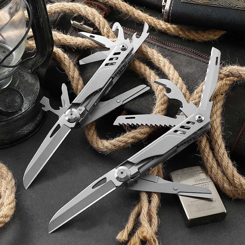Outdoor Camping Multifunctional EDC- Tool Portable Folding Knife
