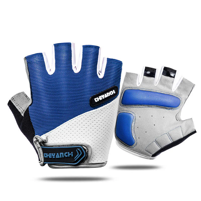 Outdoor Cycling Unisex Anti-Slip Half finger Gloves - Image 10