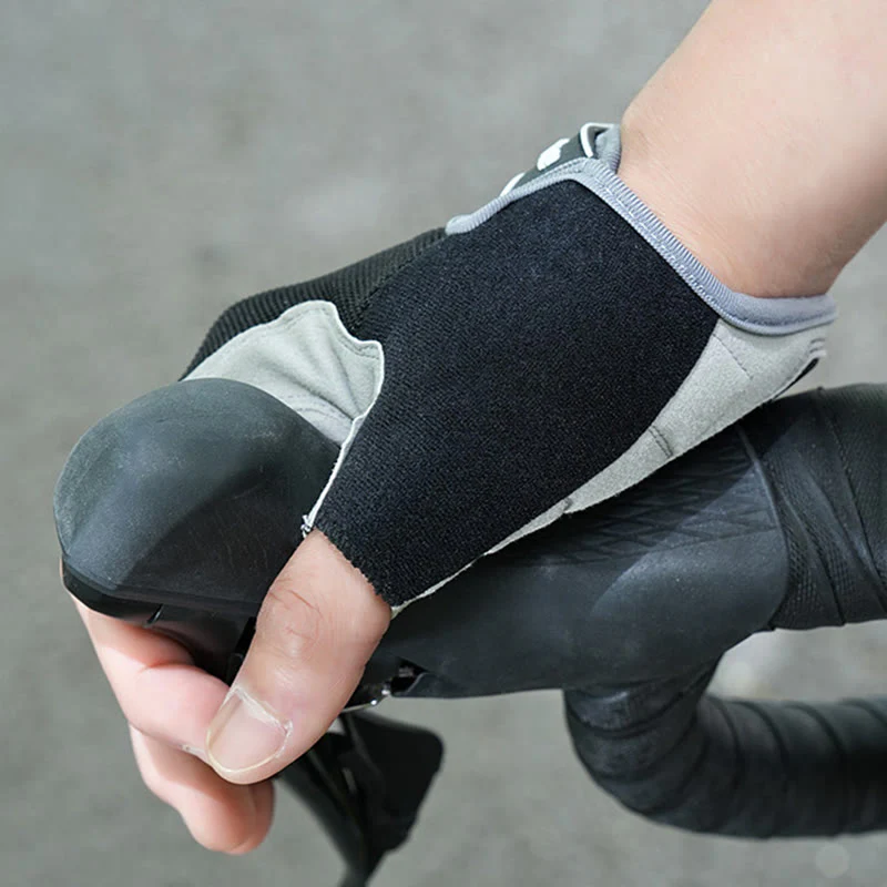 Outdoor Cycling Unisex Anti-Slip Half finger Gloves - Image 4