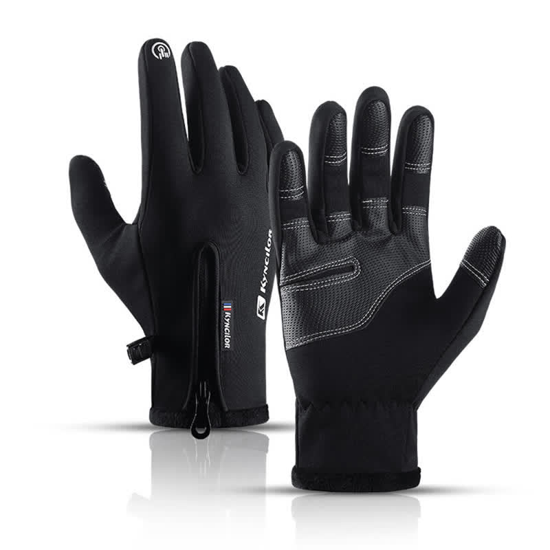 Outdoor Cycling Waterproof Zipper Tactical Gloves - Image 11
