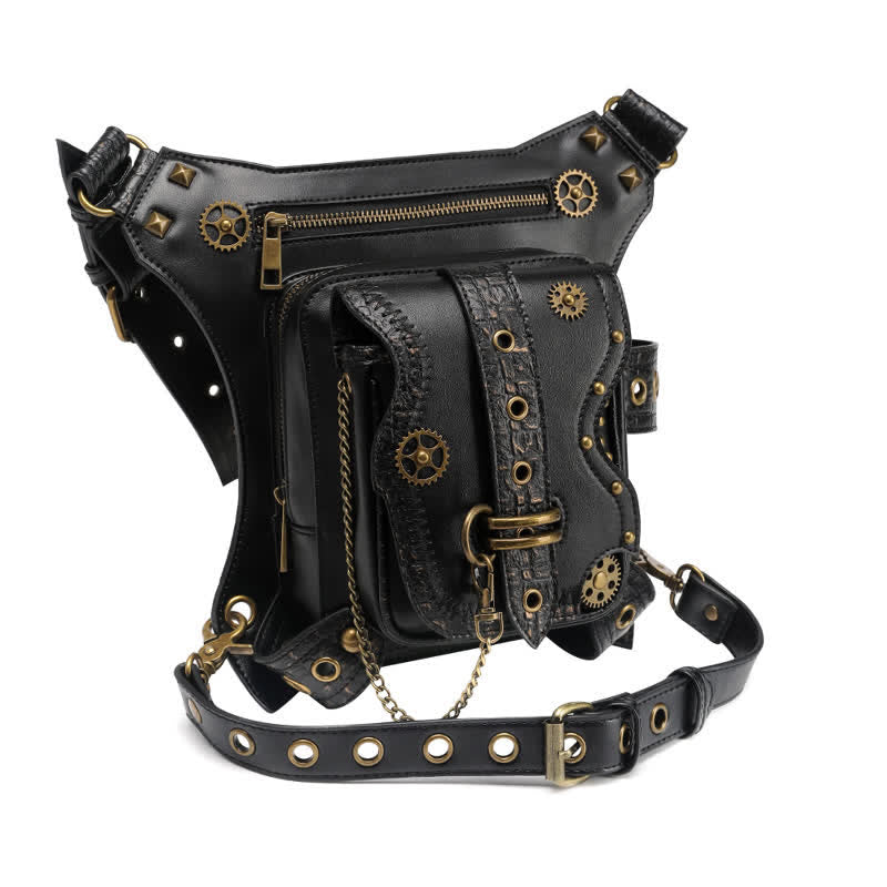 Outdoor Gear Steampunk Chain Waist Leg Bag - Image 6