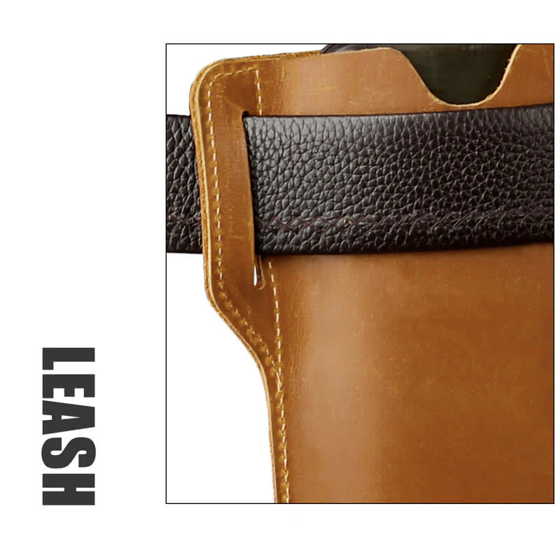 Outdoor Mobile Phone Holster Keychains Leather Belt Bag - Image 9