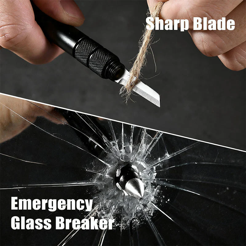 Outdoor Self-Protection Window-Breaker Small Knife Tactical Pen - Image 2