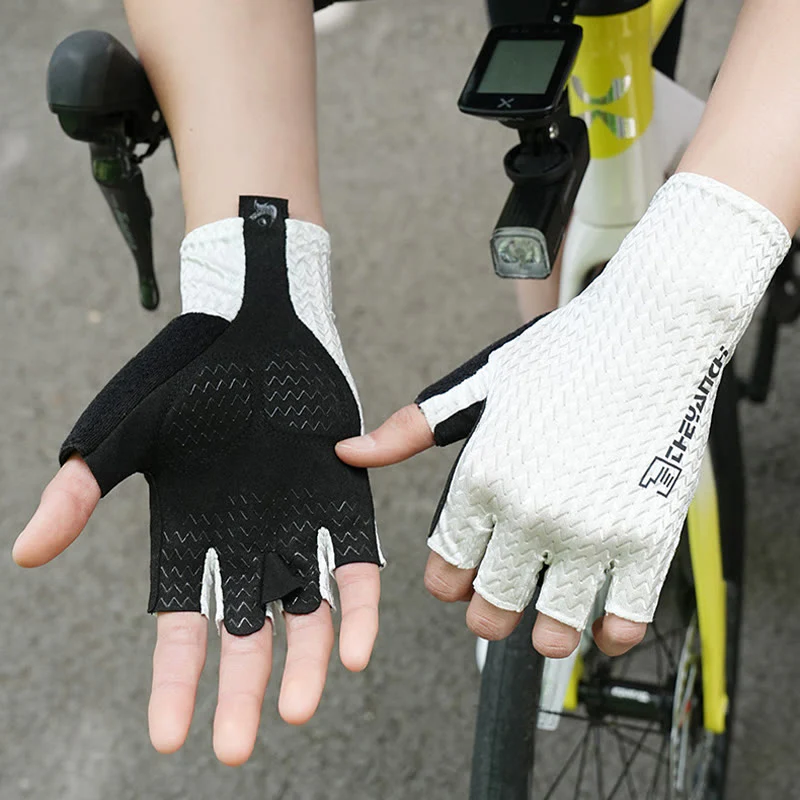 Outdoor Sports Anti-Slip Breathable Fingerless Gloves - Image 3