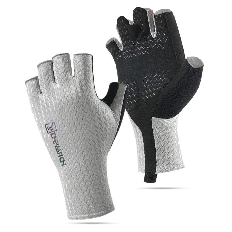 Outdoor Sports Anti-Slip Breathable Fingerless Gloves - Image 8
