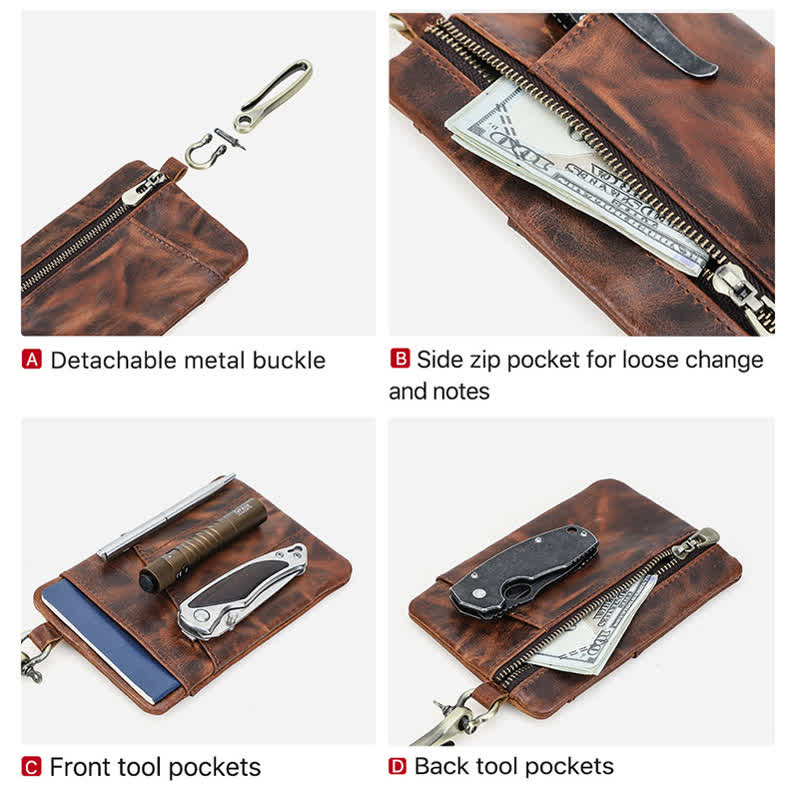 Outdoor Tool Flashlight Storage Bag With Large Hook Buckle - Image 6