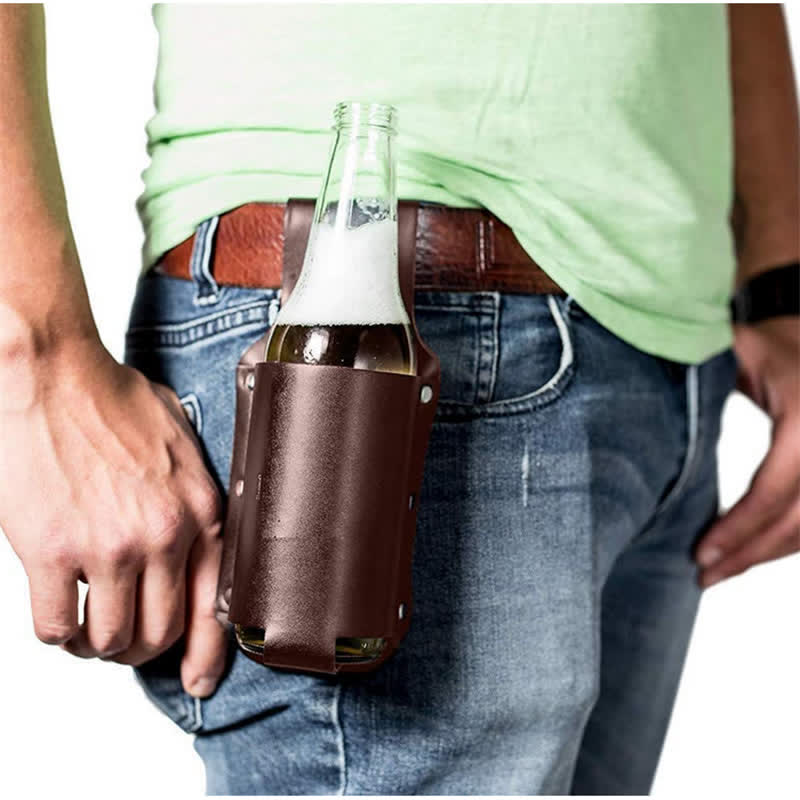 Outdoor Waist-Hanging Beer Bottle Holder Belt Bag - Image 3
