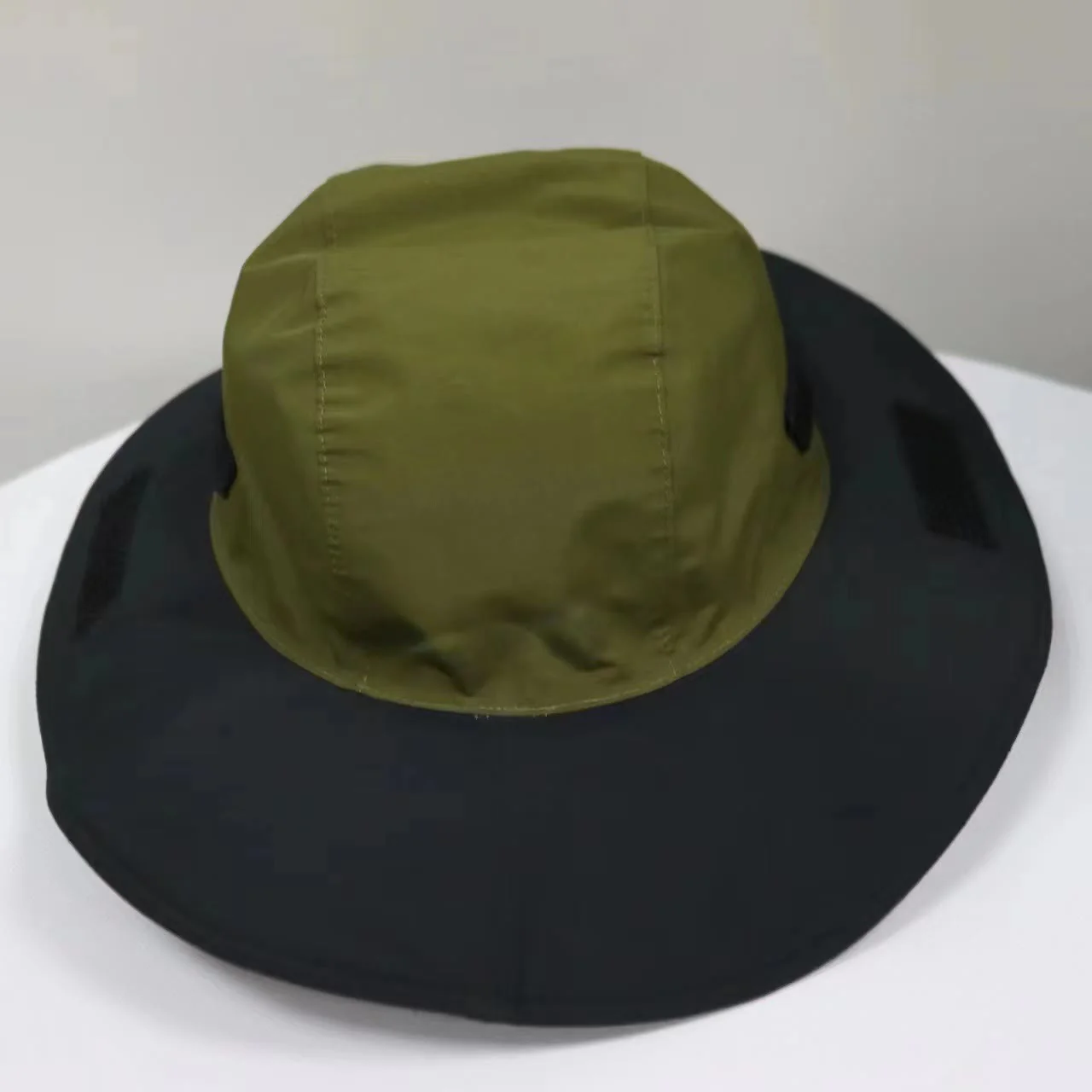 Outdoor Waterproof Sunscreen Breathable Color Blocked Fisherman Hat - Image 11