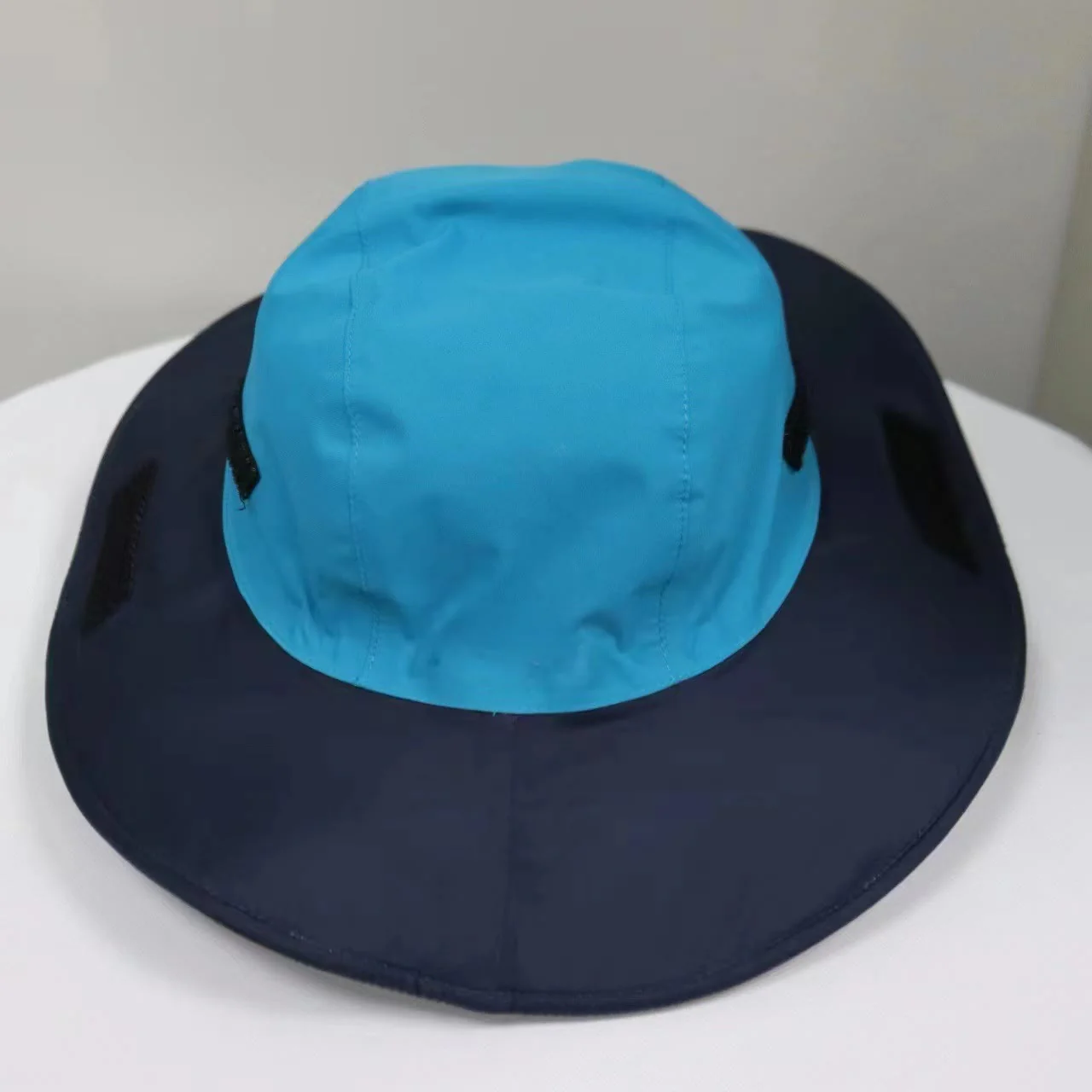 Outdoor Waterproof Sunscreen Breathable Color Blocked Fisherman Hat - Image 9