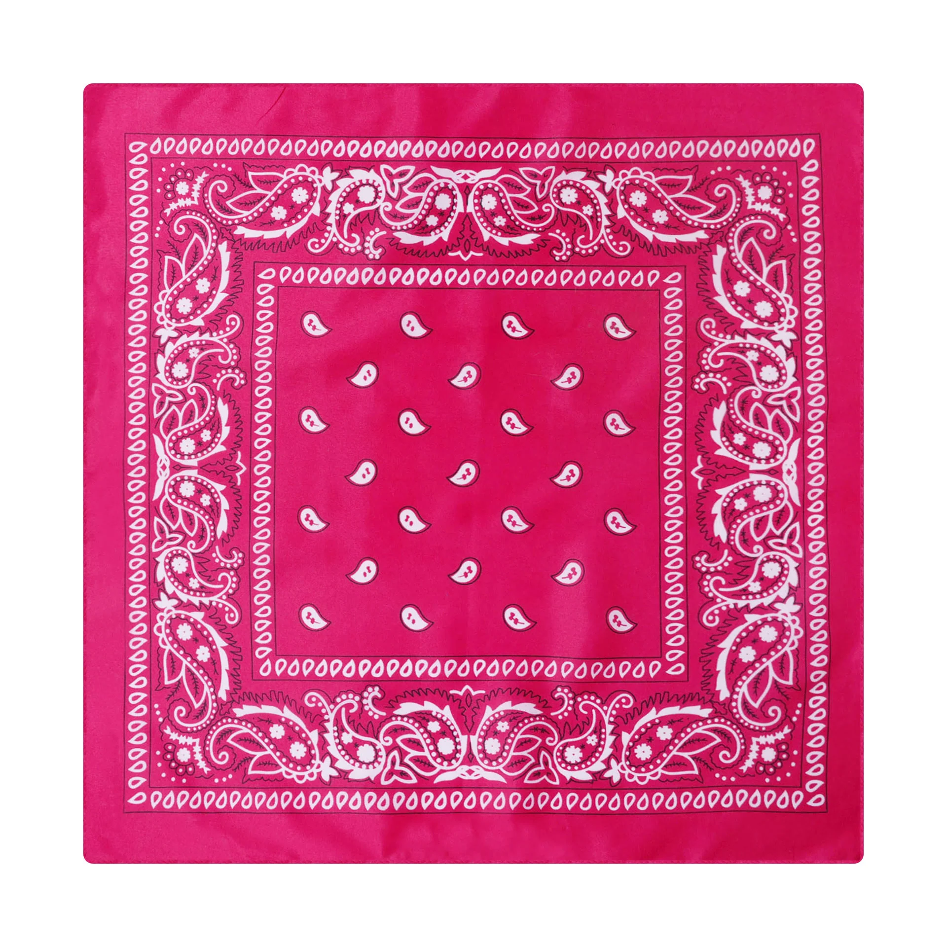 Paisley Cashew Print Pocket Square Brown Sailboat Buckle - Image 21