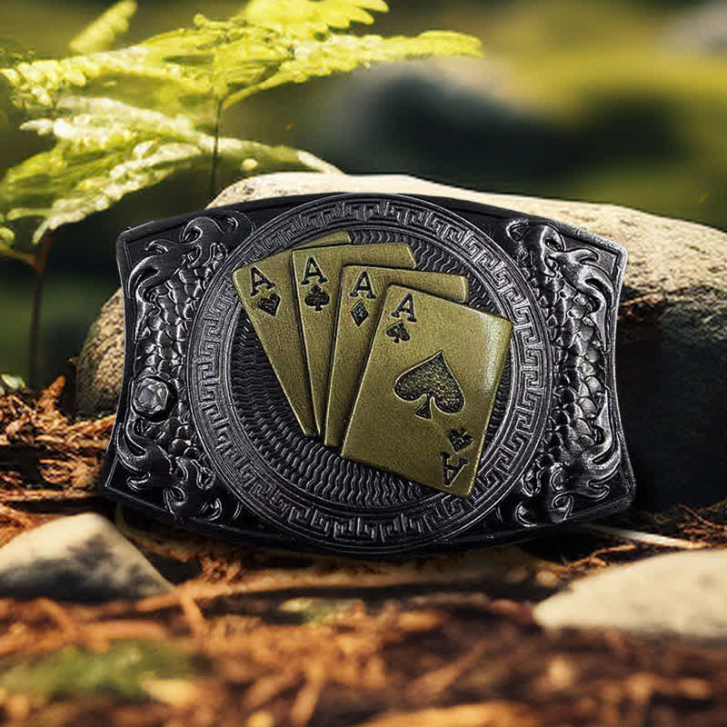 Personality DIY Hidden Folding Knife Leather Belt Buckles Bundle Set - Image 8