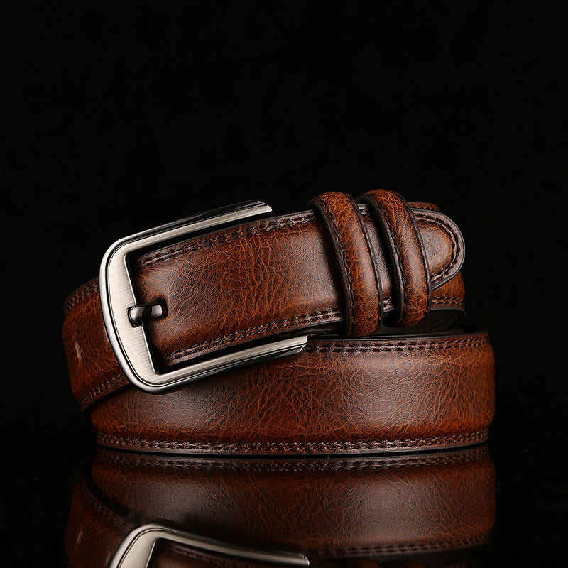 Personalized Custom Name Text Engraved Leather Belt - Image 9