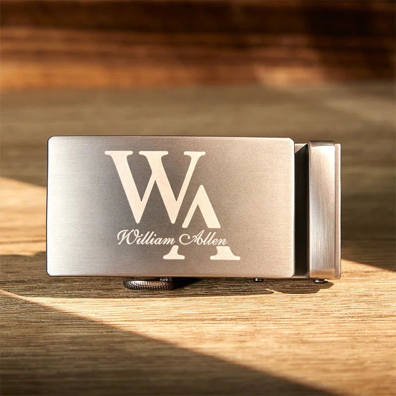 Personalized Gift Idea Custom DIY Automatic Buckle Leather Belt - Image 7