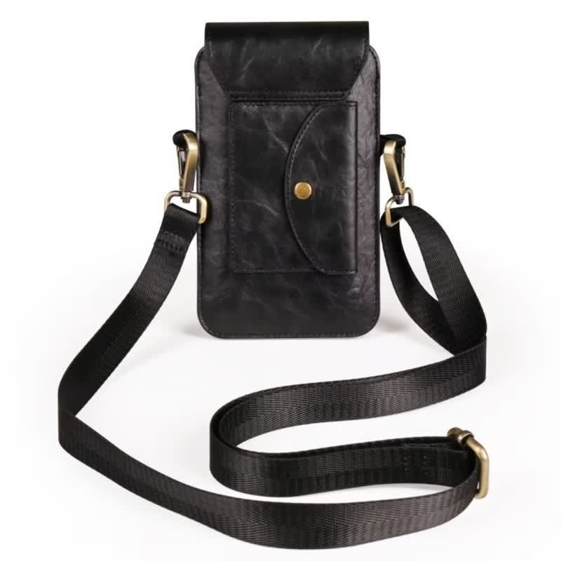 Phone Holster Crossbody Leather Belt Bag - Image 13