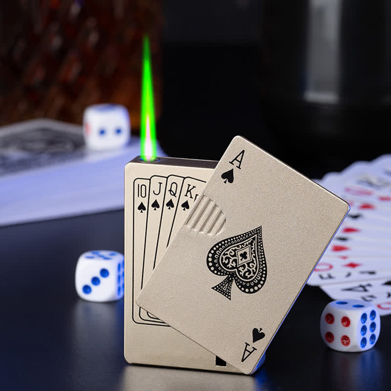 Poker Cards Personalized Custom Back Refillable Butane Lighter - Image 10