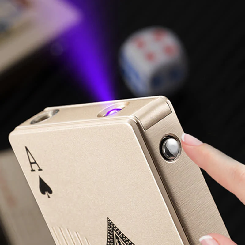Poker Cards Personalized Custom Back Refillable Butane Lighter - Image 11