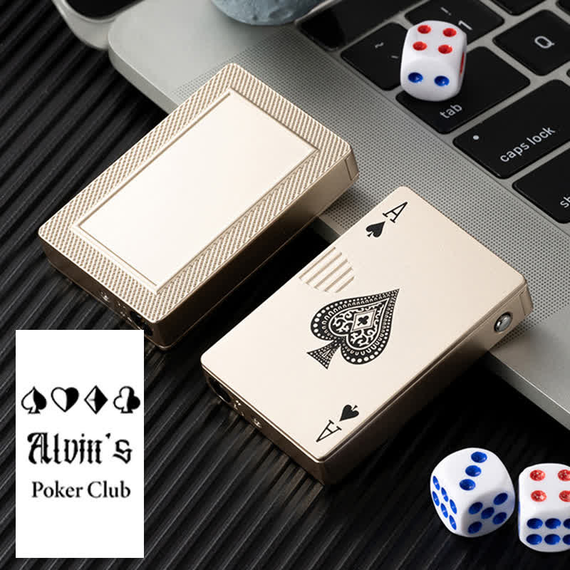 Poker Cards Personalized Custom Back Refillable Butane Lighter - Image 15