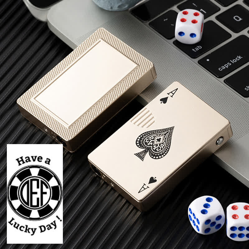 Poker Cards Personalized Custom Back Refillable Butane Lighter - Image 16