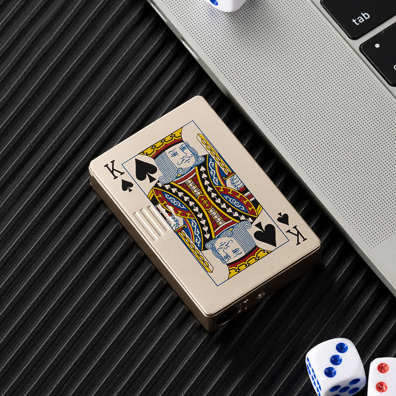 Poker Cards Personalized Custom Back Refillable Butane Lighter - Image 24