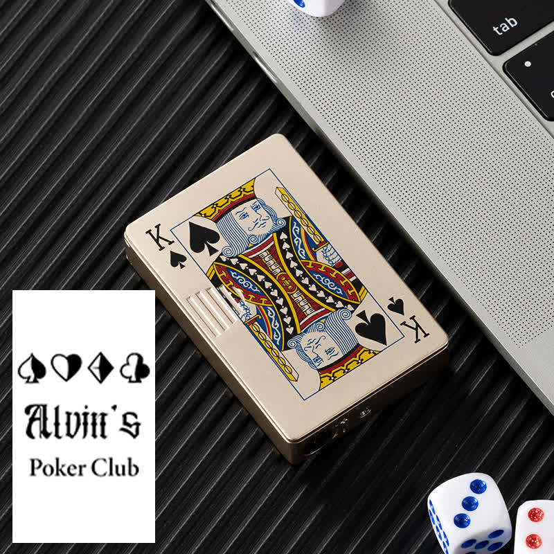 Poker Cards Personalized Custom Back Refillable Butane Lighter - Image 27