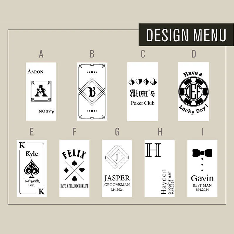 Poker Cards Personalized Custom Back Refillable Butane Lighter - Image 3