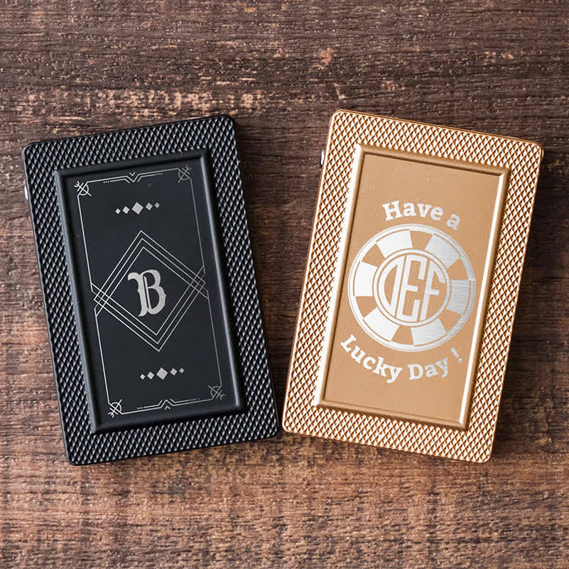 Poker Cards Personalized Custom Back Refillable Butane Lighter - Image 4