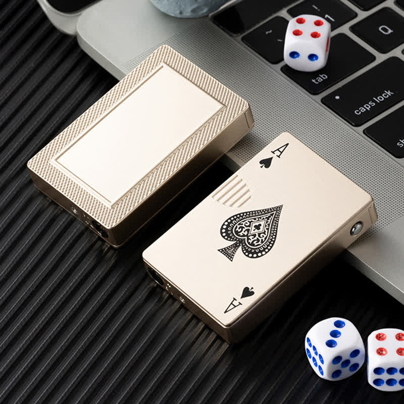 Poker Cards Personalized Custom Back Refillable Butane Lighter - Image 8