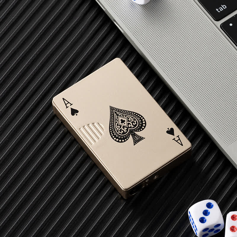 Poker Cards Personalized Custom Back Refillable Butane Lighter - Image 9