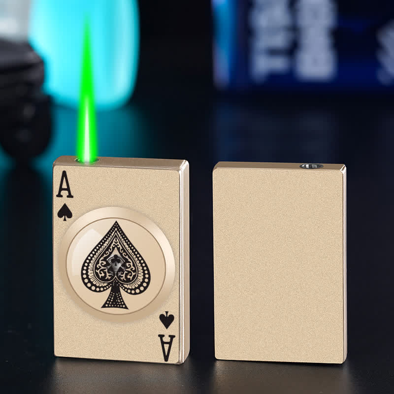 Poker Rotary Decompression Refillable Butane Lighter - Image 2