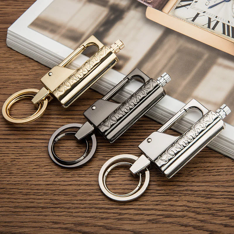 Portable Permanent Match Keychain Kerosene Lighter - Image 4