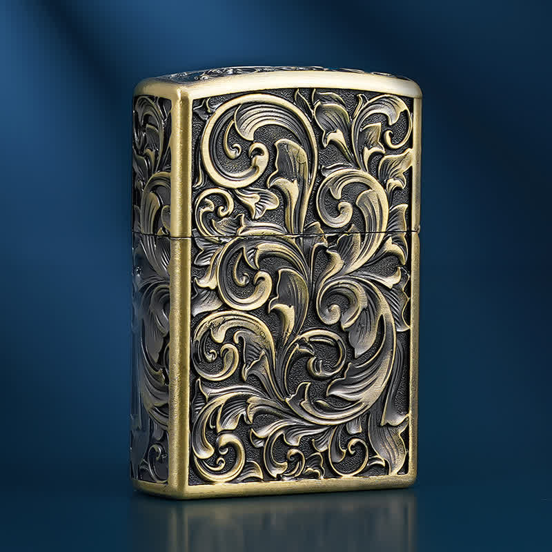 Portable Rose Flowers Refillable Kerosene Lighter - Image 4