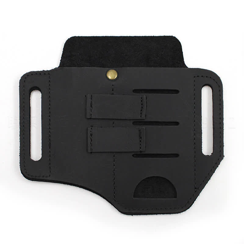 Practical 3 In 1 Tools Waist Holster Leather Belt Bag - Image 8